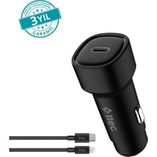 Ttec Smartcharger Pd 30W Araç Hızlı Şarj Aleti Usb-C - Lightning Kablo - 2CKP01LS
