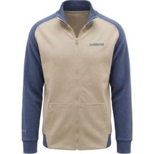 Shimano Zipper Sweatshirt 1 Beige/ındigo