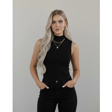 Hashtag Kadın Balıkçı Yaka Sıfır Kol Body