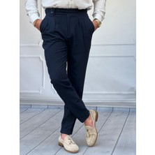 Modefendicom Özel Üretim %100 Gofre Kumaş Modern Fit Kumaş Pantolon