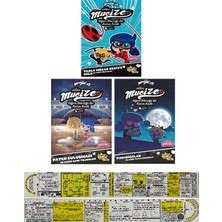Komik Şeyler Yayıncılık Mucize Uğur Böceği ile Kara Kedi Chibi 2-3-4. Ciltler Set + Özel Cetvel