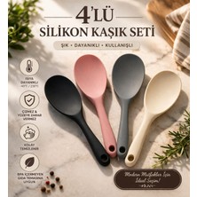 Bavella 4'lü Sert Plastik Kaşık-Pilav Kaşığı
