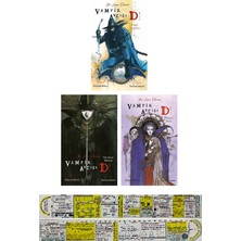 Komik Şeyler Yayıncılık Vampir Avcısı D 2-3-4. Kitaplar Set + Özel Cetvel