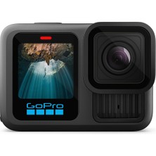 Gopro HERO13 Black - 5,3K60 Video, 27MP Fotoğraf + Hb Serisi Lens Uyumluluğuna Sahip Su Geçirmez Aksiyon Kamerası