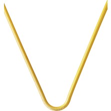 Bilezikci 50 cm. 14 Ayar Altın Balık Sırtı Zincir