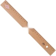Die Grup Modern Tasarımlı Ahşap Cetvel, 30 cm