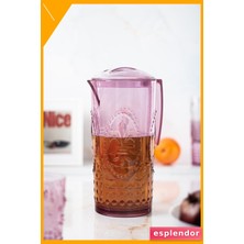 Esplendor 2,3 Litre Akrilik Sürahi Mürdüm Kırılmaz 19CM