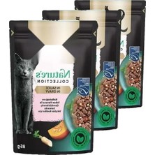 Die Grup Lezzetli Somonlu Yaş Kedi Maması 85 G (3 Paket)