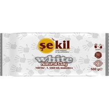 Şekil Beyaz 500 gr Seramik Hamuru