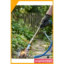 Esplendor Profesyonel Gazlı Pürmüz Alev Tabancası Hortumlu Lpg Yakıcı Ateş Başlatma ve Tamir Aleti