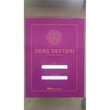 İstanbul Eğitim Araçları 6 Ders Alttan Yoklamalı Kuşe Sert Kapak Ders Defteri Bordo Iea