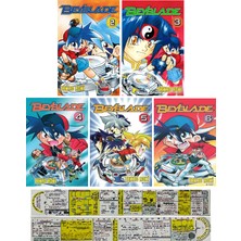 Komik Şeyler Yayıncılık Beyblade 2-3-4-5-6. Ciltler Manga Seti + Özel Cetvel