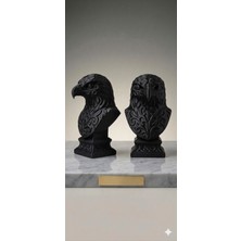 Rotamet Sanatsal Detaylı 3D Baskı Dekoratif Biblo (Mat Siyah)