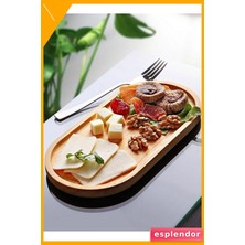 Esplendor Bambu Yağdanlık Altı Sunum Tabağı 26 cm Sıvı Yağ Saklama