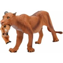 Die Grup Vahşi Aslan Figürü - 12,5 cm