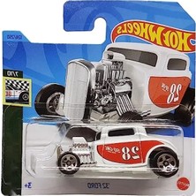 Die Grup Klasik 1932 Ford Retro Yarış Aracı - Beyaz Renk, Kısa Kart