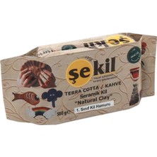 Şekil Kahverengi 500 gr Seramik Hamuru