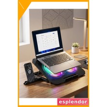 Esplendor Rgb Fanlı Laptop Soğutma Standı USB Girişli Notebook Yükseltici