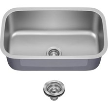 Die Grup Tek Gözlü Paslanmaz Çelik Gömme Lavabo (80,01 Cm)