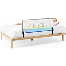 Die Grup 120 cm Hayvan Desenli Katlanabilir Yatak Bariyeri