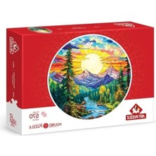 Die Grup 570 Parça Yuvarlak Camdan Alpler Puzzle