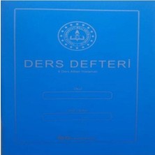 İstanbul Eğitim Araçları 8 Ders Alttan Yoklamalı Pp Kapak Ders Defteri Mavi Iea