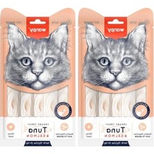 Die Grup Somon ve Ton Balıklı Likit Kedi Ödülü, 2'li Paket, 5X14 gr