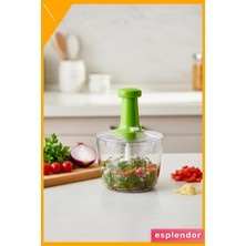 Esplendor Basmalı El Rondosu Sebze Meyve Doğrayıcı 2,5 Lt 2 Parça