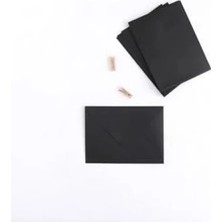 Die Grup Siyah Standart Zarf - 13X18 cm (10 Adet)