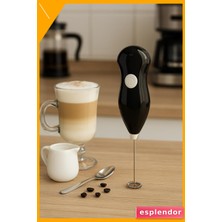Esplendor 20 cm Kahve Köpürtücü Çelik Süt Köpürtme Çubuğu Karışık
