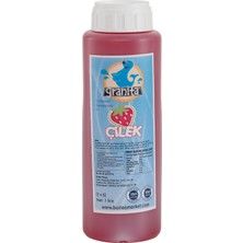 6'lı Buzlaş Granita Çilek Meyve Suyu Aromalı Konsantre Karlambaç Şurup  ( Ice Slush ) Koli Içi 6x1 L