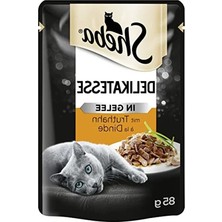 Die Grup Hindili Poşet Yaş Mama, 85 gr Boyutunda Kedi Için