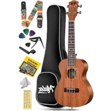 Die Grup Maun Tenör Ukulele Seti - Softcase, Capo ve Aksesuarlarla Birlikte