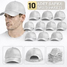 Moda Nokta Basic Şapka - Pembe %100 Pamuk Gabardin Unisex Model 10 Adet