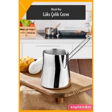 Esplendor Büyük Boy Paslanmaz Çelik Cezve 750ML 9 Fincan Kapasiteli