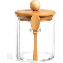 Die Grup 650 ml Bambu Kapaklı Cam Kavanoz, Hava Sızdırmaz Tasarım