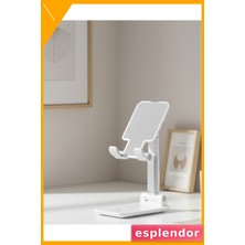 Esplendor Abs Plastik Gövdeli Katlanabilir Telefon Standı Ev ve Ofis Kullanımı
