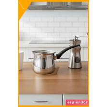 Esplendor 100 ml Paslanmaz Çelik Cezve Tek Kişilik Kahve Demleme