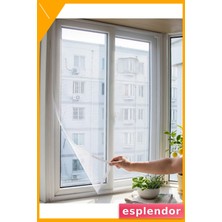 Esplendor Bant Hediyeli Pencere Sineklik Filesi 100X150 cm Kesilebilir Tül Seti