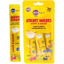 Die Grup Tavuklu ve Peynirli Sıvı Kedi Ödül Maması, 4 x 14 gr