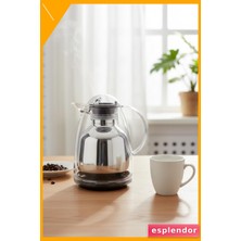 Esplendor 1 Lt Akrilik Çay Termosu Şeffaf 12 Saat Sıcak 24 Saat Soğuk Tutma