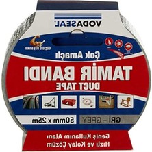 Die Grup Gri Çok Amaçlı Tamir Bandı, 50MM x 25MT Uzunluğu