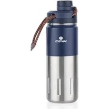 Die Grup 500 ml Lacivert Sporcu Termosu, Taşınabilir ve Şık