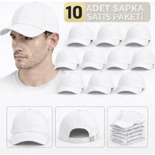 Moda Nokta Basic Şapka - Pembe %100 Pamuk Gabardin Unisex Model 10 Adet
