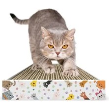 Die Grup Kedi Tırmalama Tahtası, Doğal Kartondan, 47X17 cm