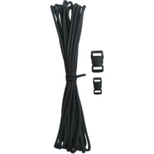 Die Grup 5 Metre Siyah Paracord Ipi, Dayanıklı ve Çok Amaçlı