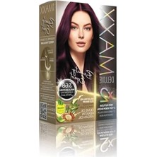 Die Grup Maxx Deluxe Beauty Expert Haır Color (Keratin)'li 1 Kutu (2 x 50 Ml) (Patlıcan Moru 3.66)