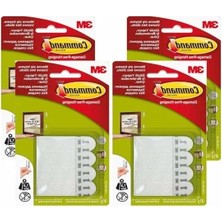 Die Grup 4x Küçük Boy Cırt Bant, 3 Pk Paket Içerisinde