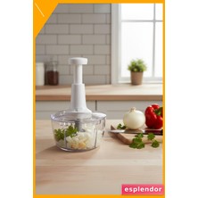 Esplendor Basmalı El Rondosu 2,5 Lt Sebze Meyve Doğrayıcı 2 Parça 18X20CM