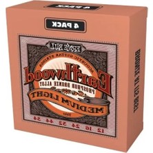 Die Grup Ernie Ball Earthwood Orta Hafif Fosfor Bronz Akustik Gitar Telleri  Exclusive 4'lü Paket - 12-54 Kalınlık
